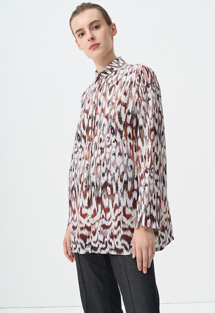 Choice Printed Long Sleeves Shirt Multi Color