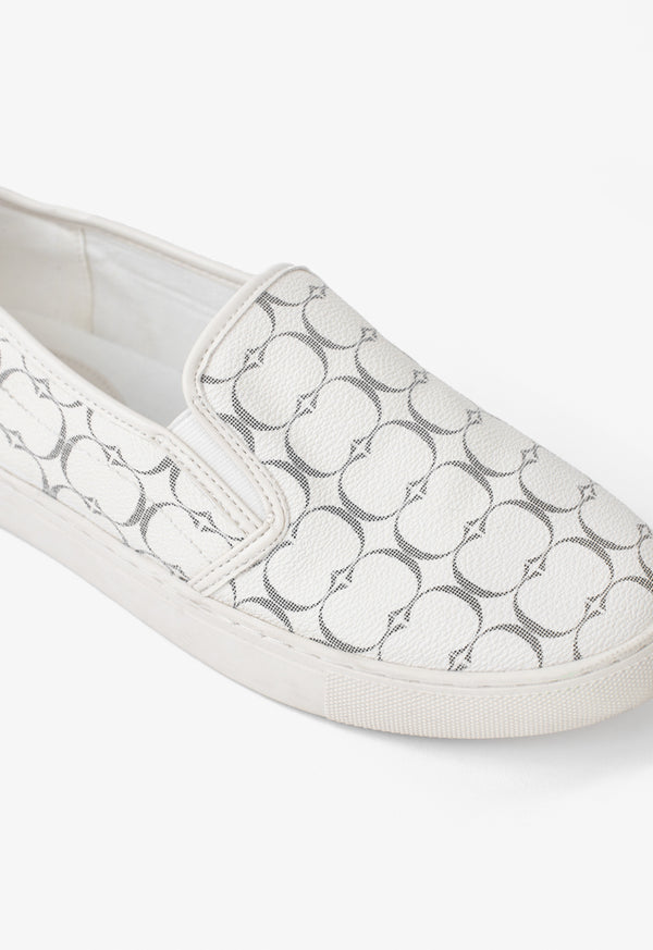 Choice Monogram Slip On Shoes Off White