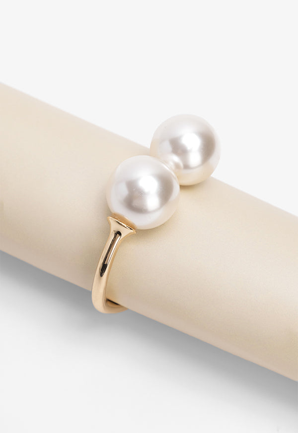 Choice Classic Faux Pearls Bracelet Gold