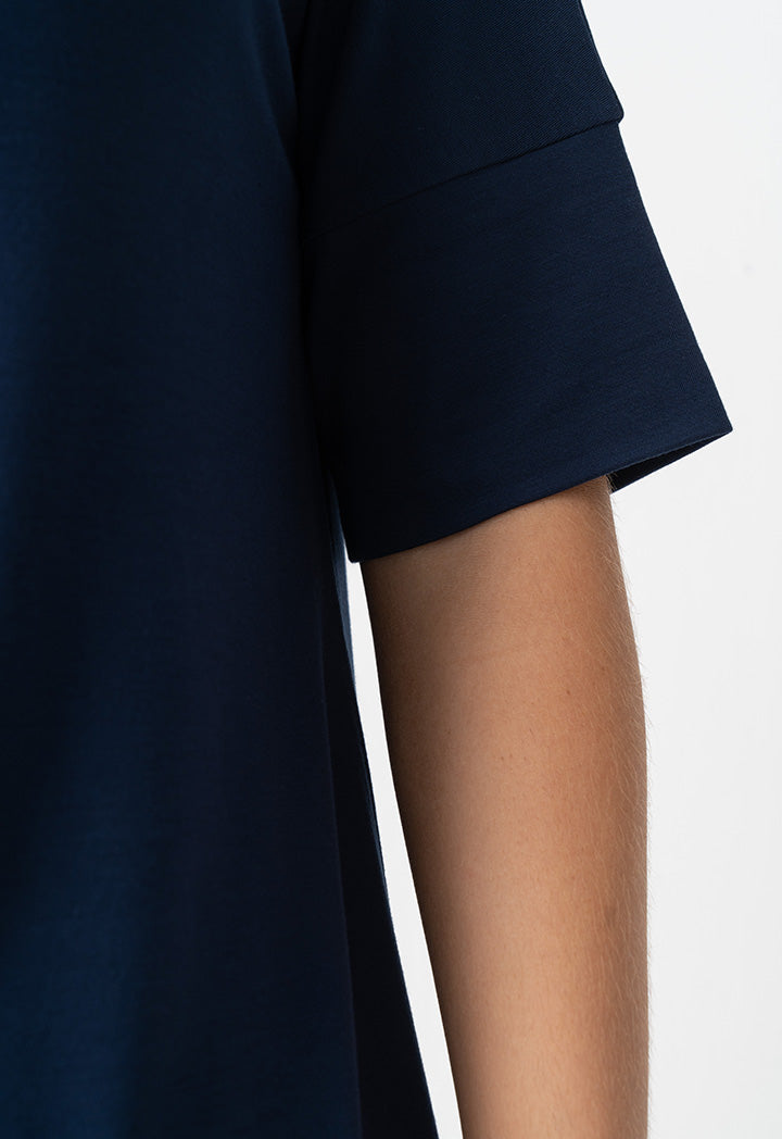 Choice Basic Crew Neck T-Shirt Navy