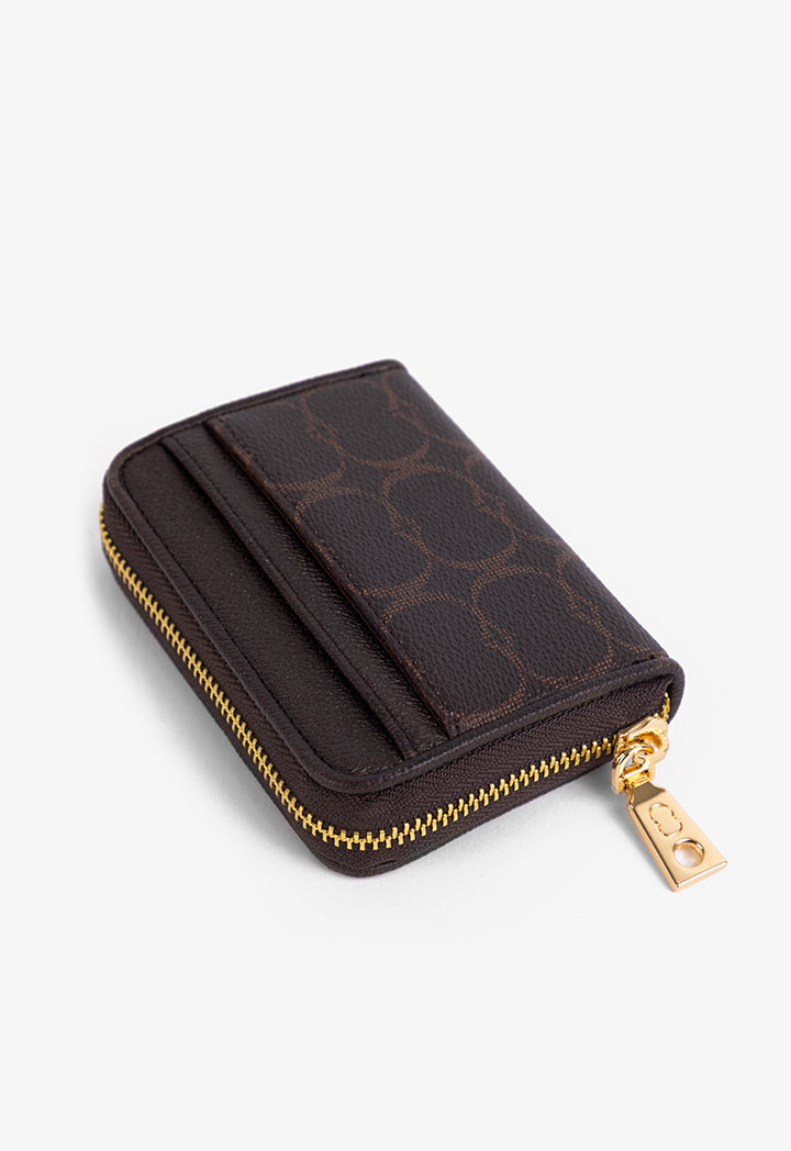 Choice Printed Monogram Wallet Brown