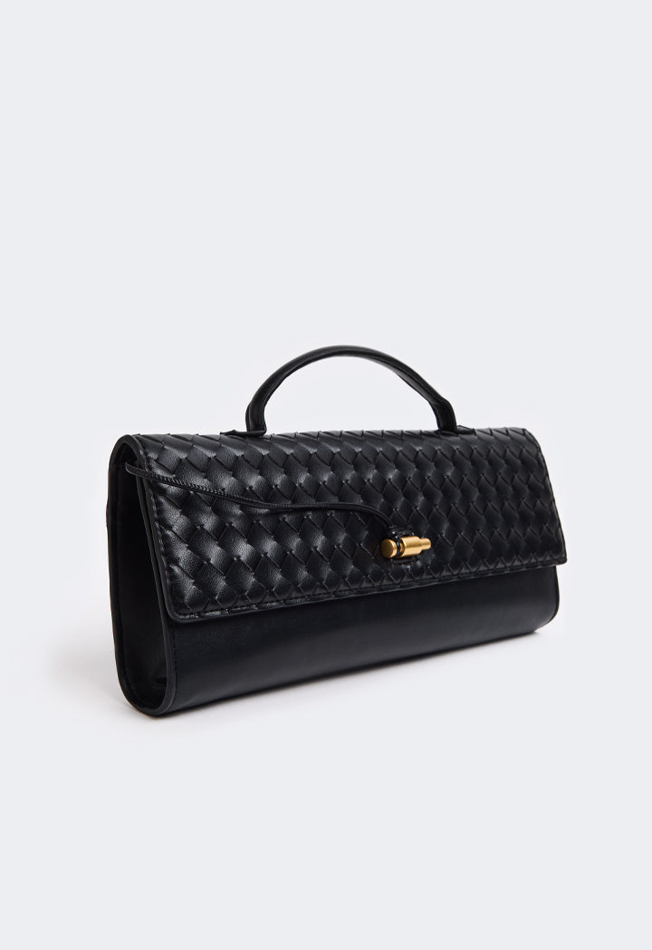 Choice Top Handle Long Clutch Black