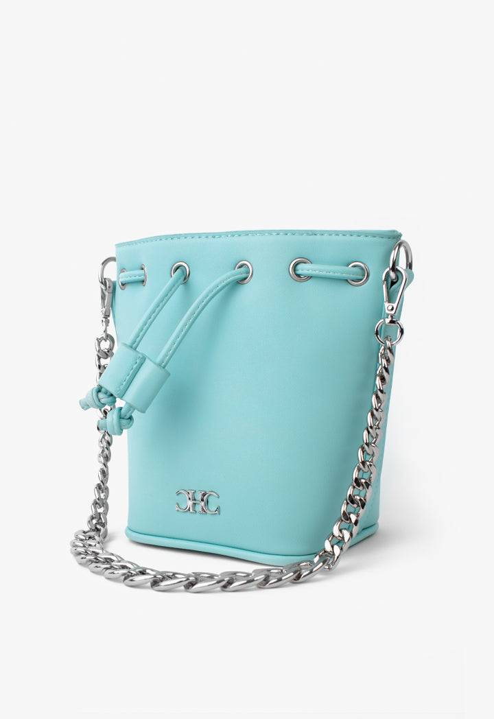 Choice Vibrant Classic Bucket Shoulder Bag Blue