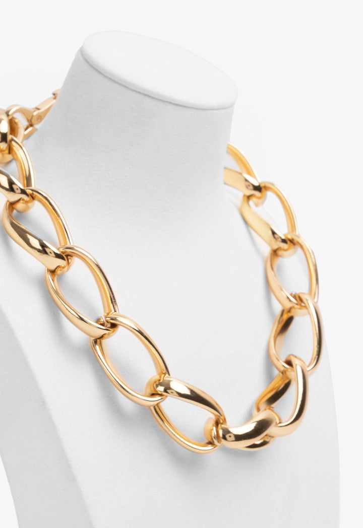 Choice Modern Metallic Chain  Gold