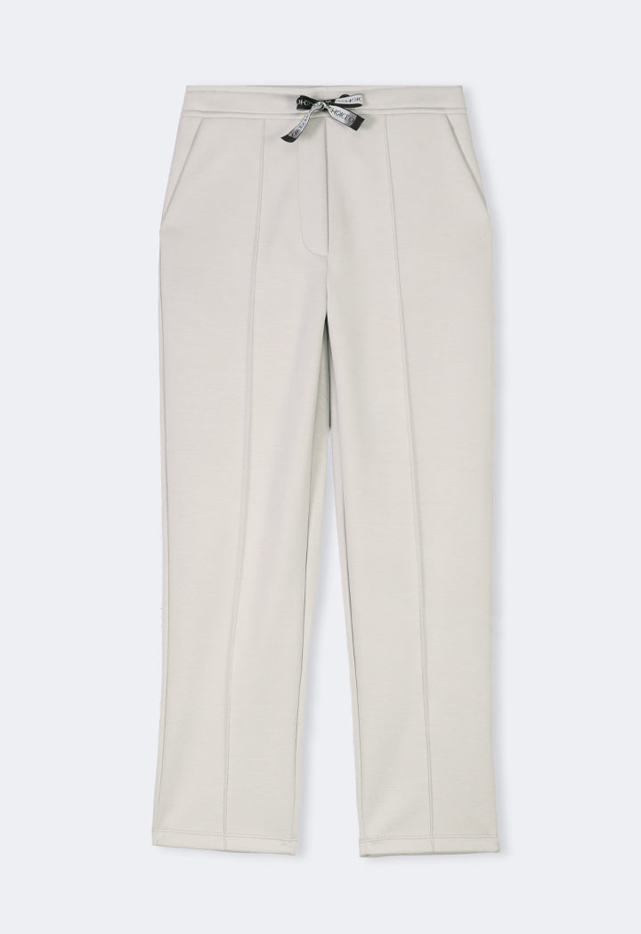 Choice Solid Elasticated Waistband Trousers Grey