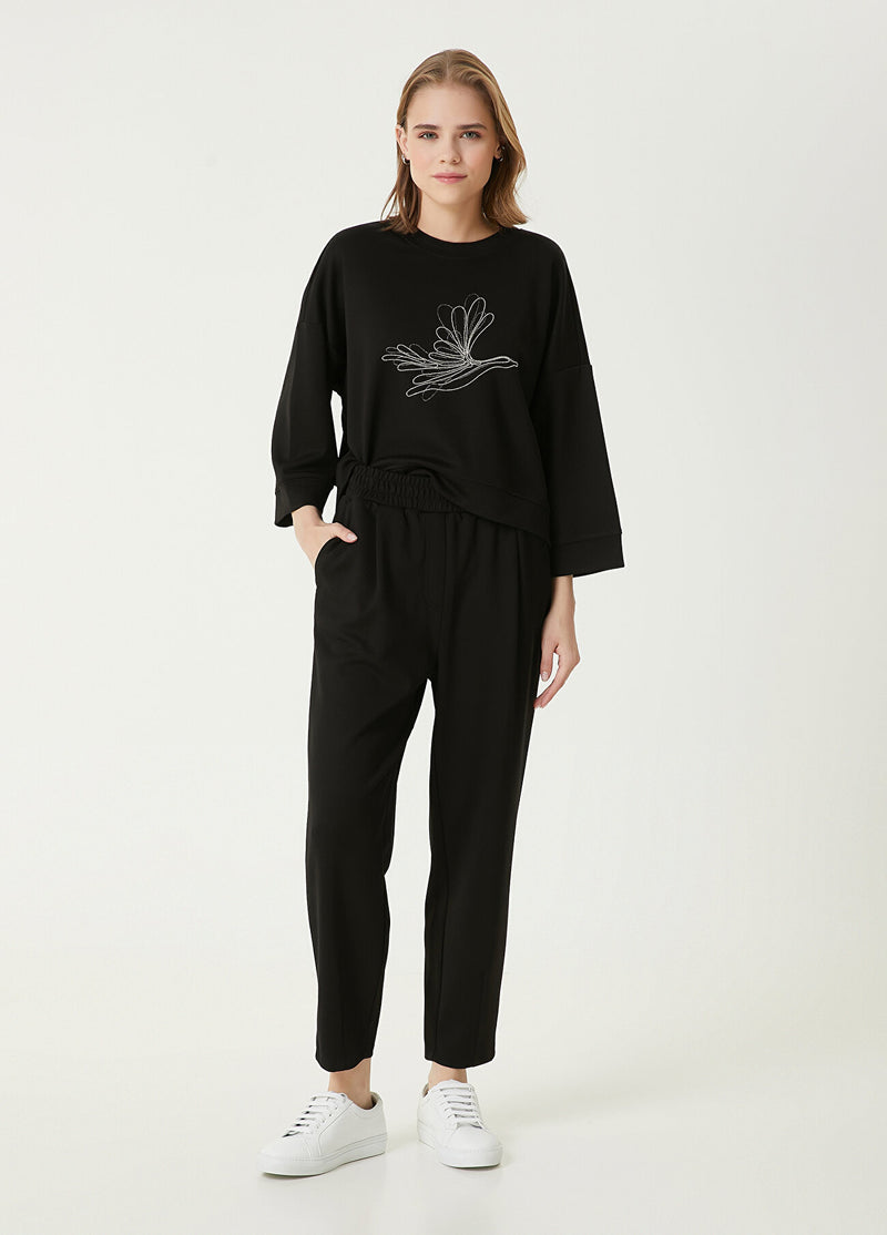 Beymen Club Pleat Detailed Sweatpants Black