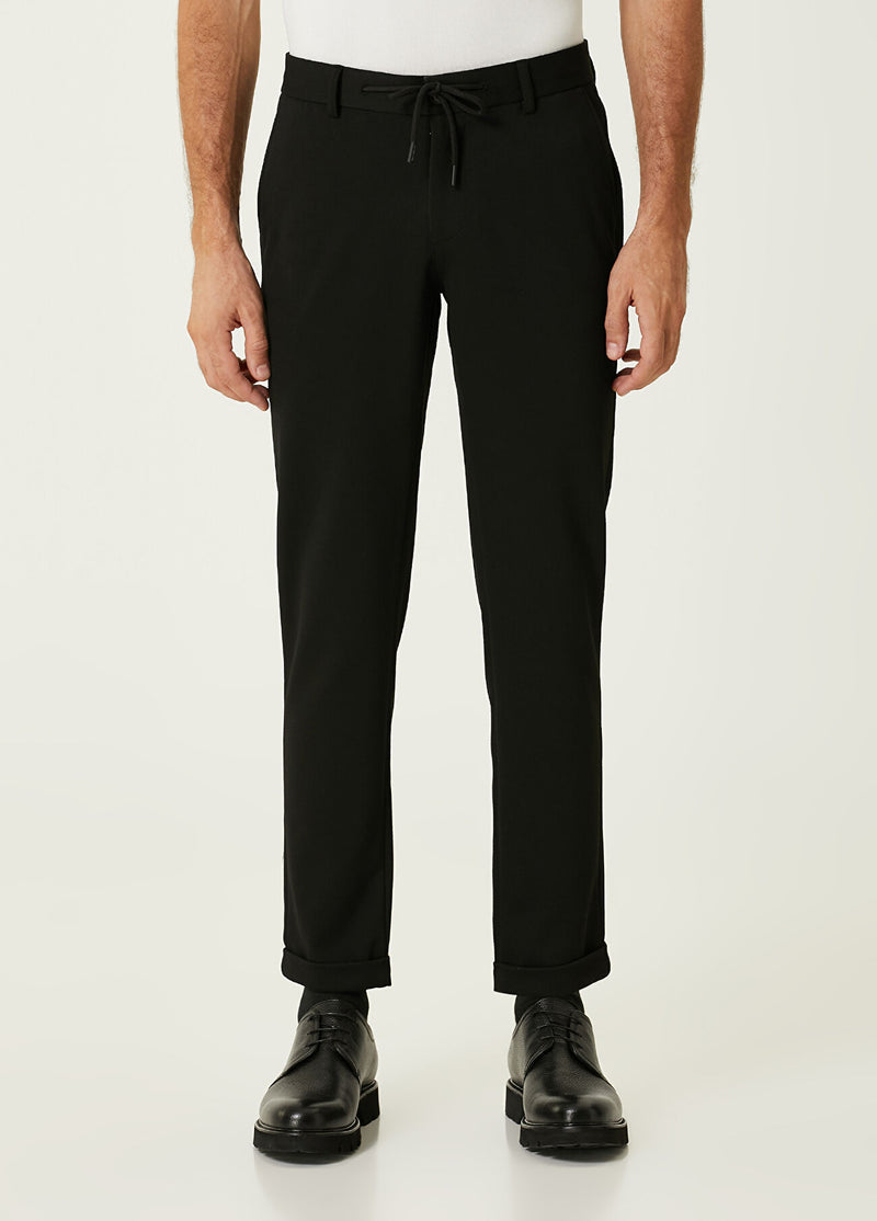 Beymen Club Men Diagonal Patterned Chino Pants Black