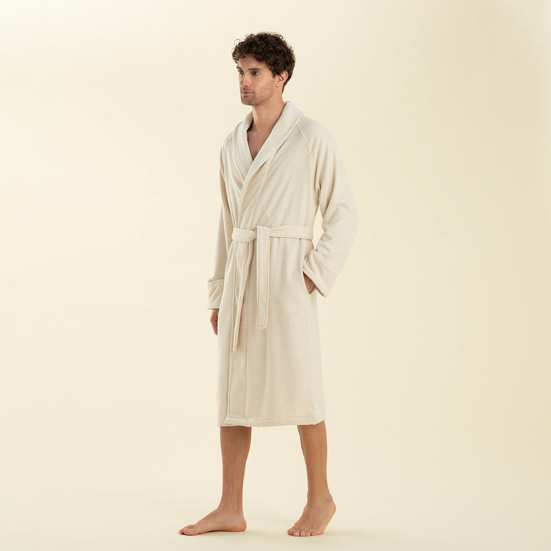 Chakra Gordel Bathrobe Natural