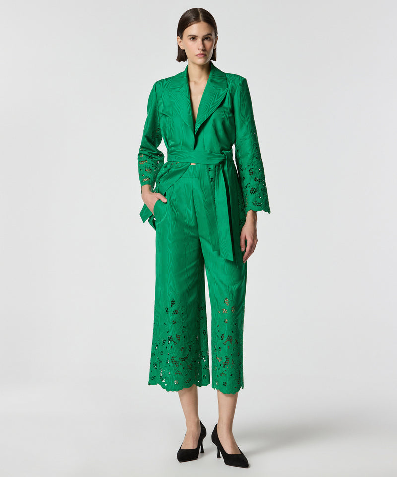 Machka Embroidered Trousers Green