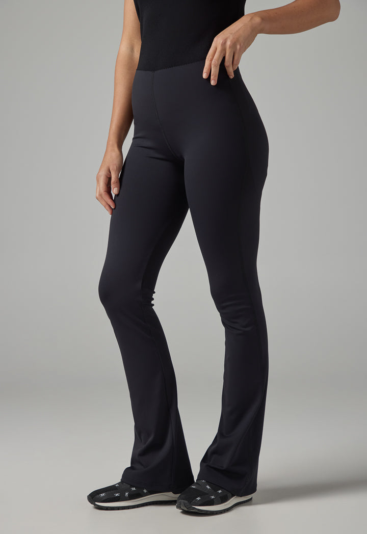 Choice Solid High Waist Leggings Black