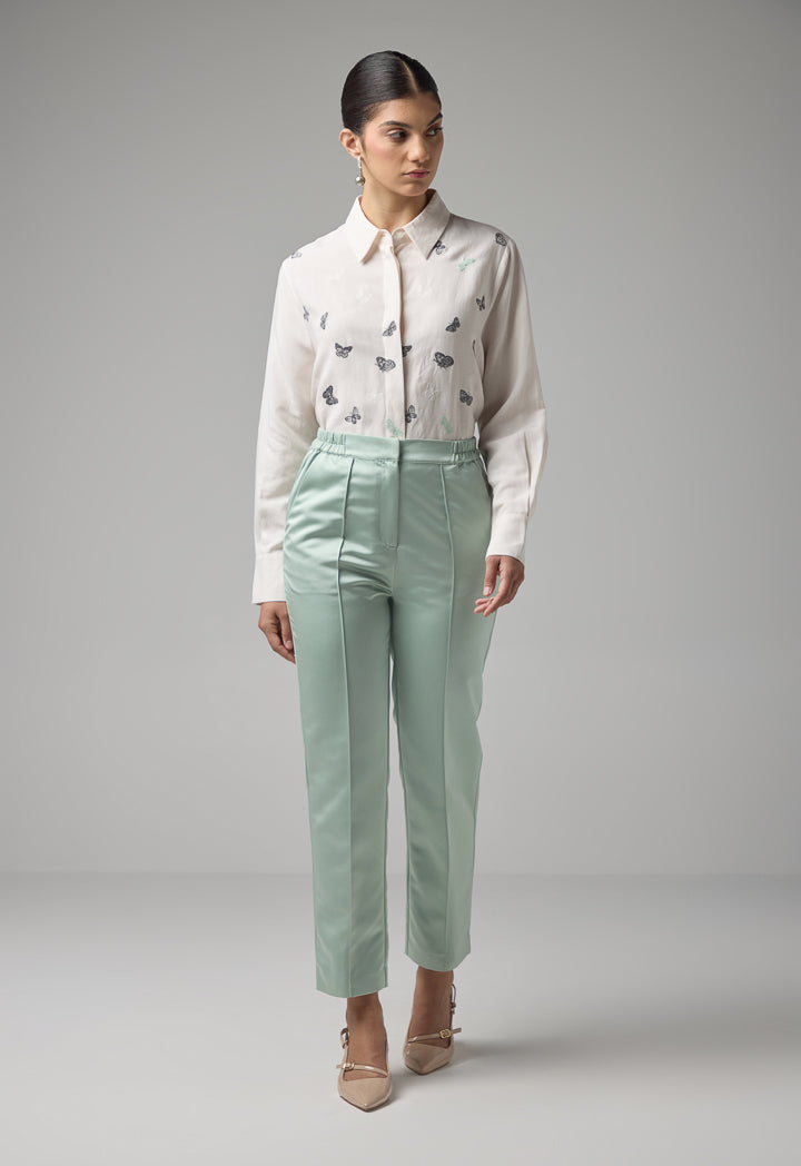 Choice Straight Cut Basic Trousers Mint