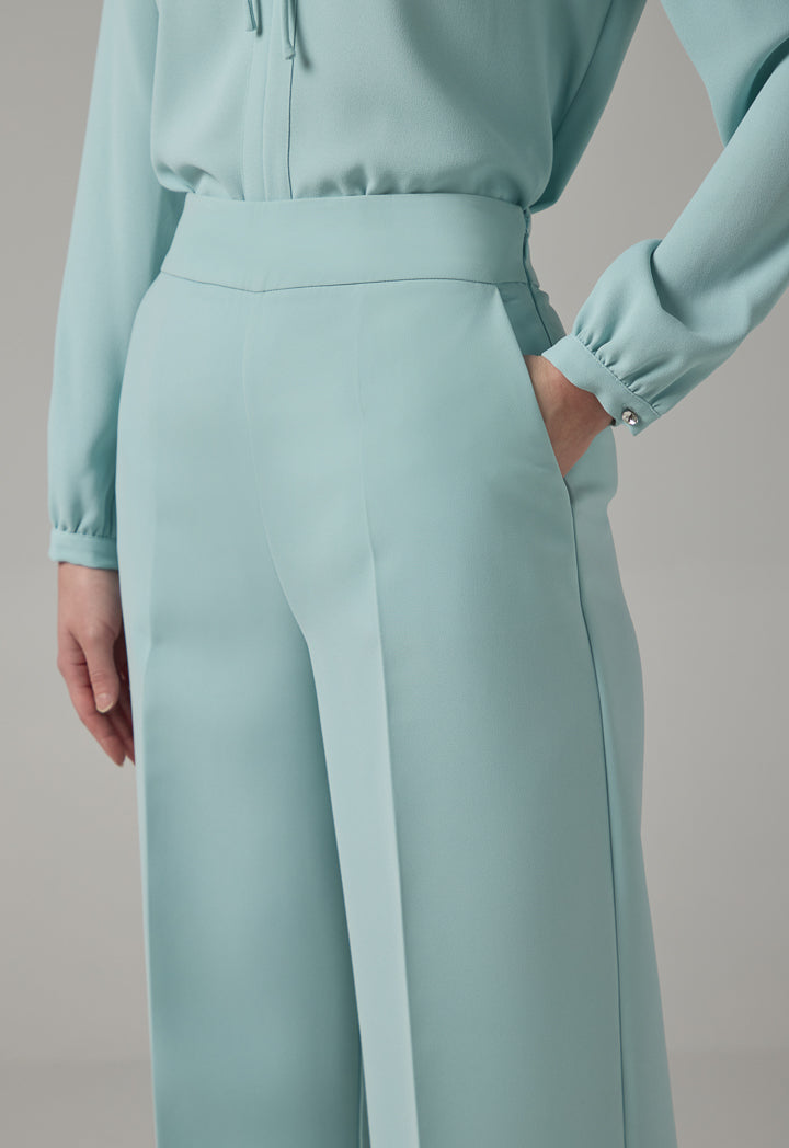 Choice Basic Wide Leg Trousers Mint