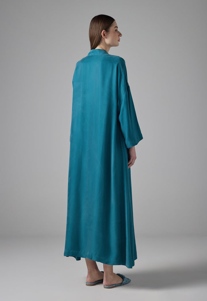 Choice Solid Oversize Maxi Dress Teal