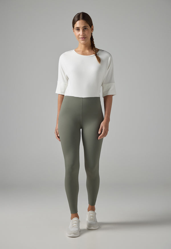 Choice Solid Basic Leggings Khaki