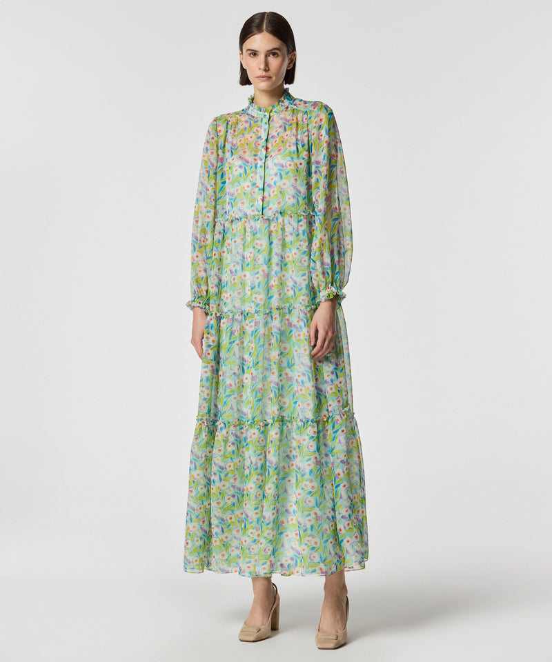 Machka Patterned Maxi Dress Nile