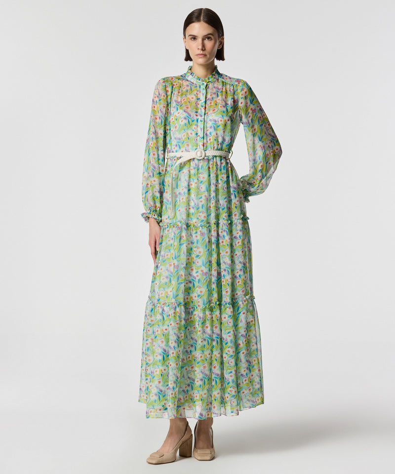 Machka Patterned Maxi Dress Nile