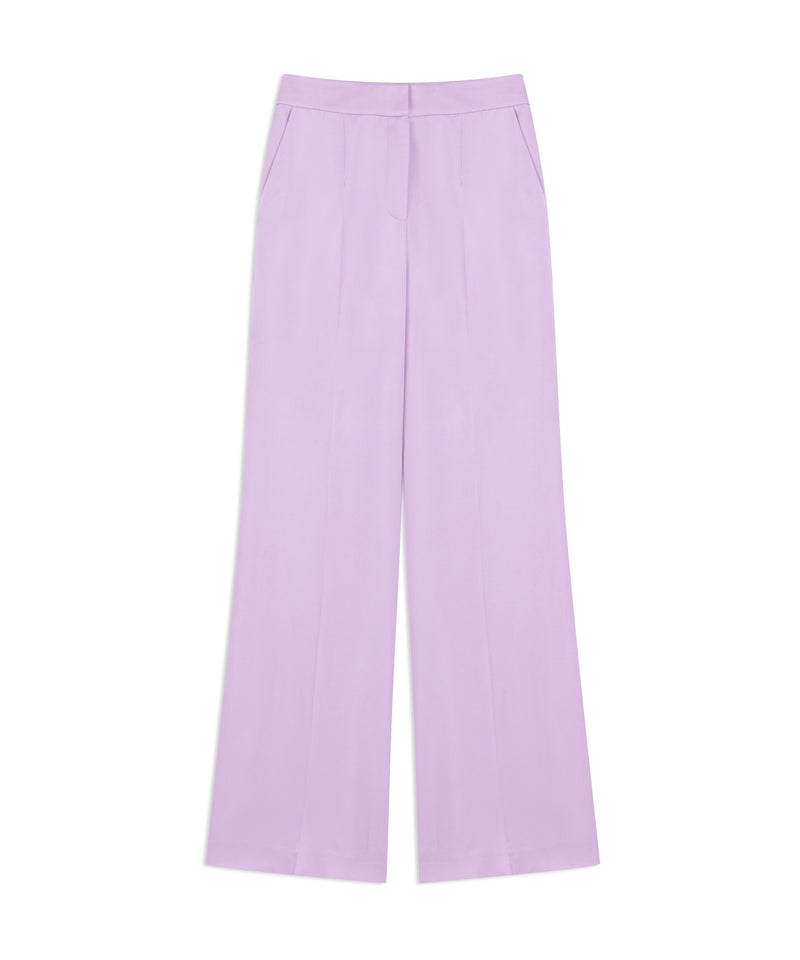 Machka Wide Leg Fit Trousers Lilac