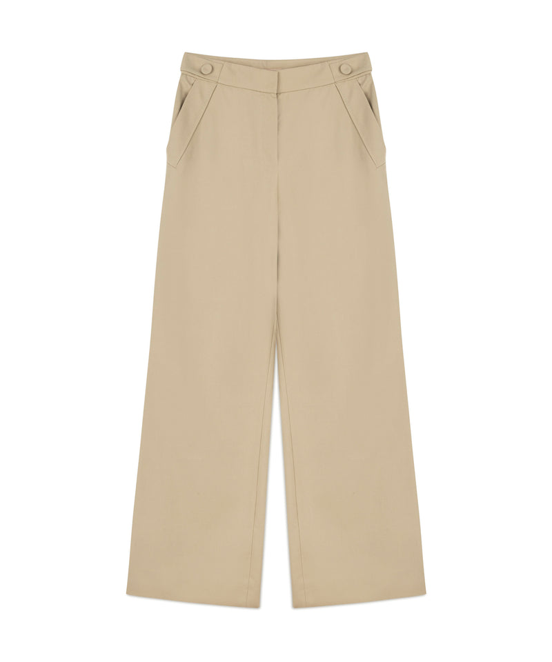 Machka Gabardine Trousers Terracotta