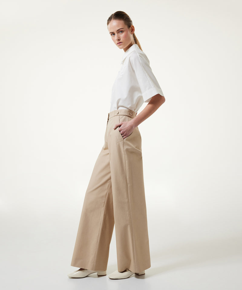 Machka Gabardine Trousers Terracotta