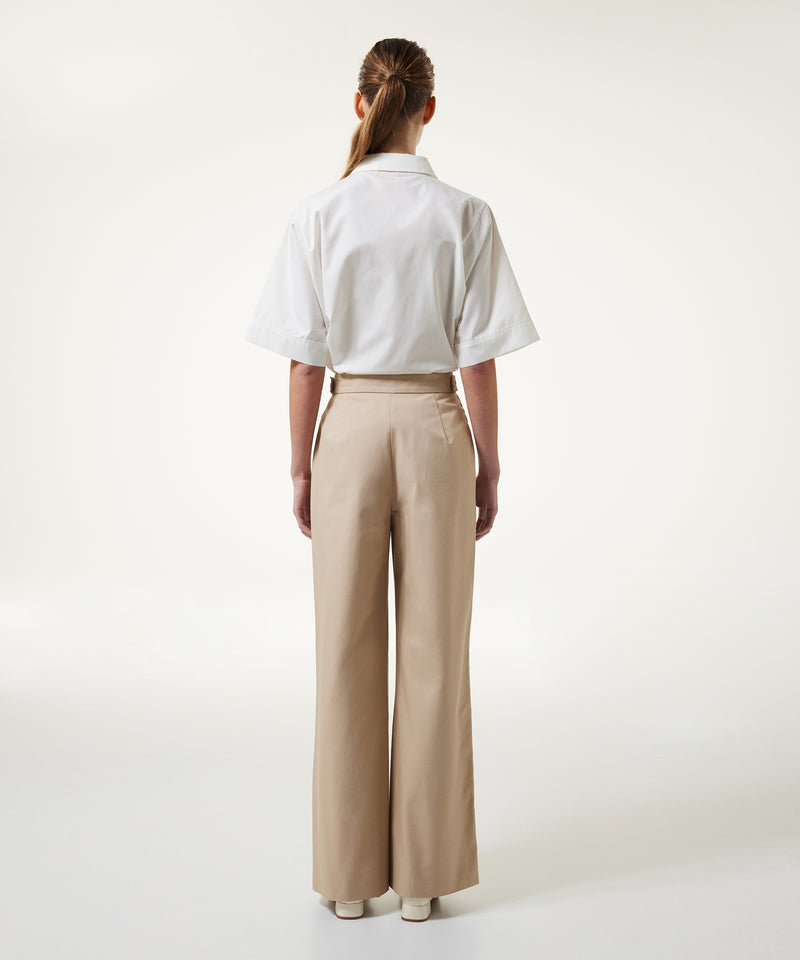 Machka Gabardine Trousers Terracotta