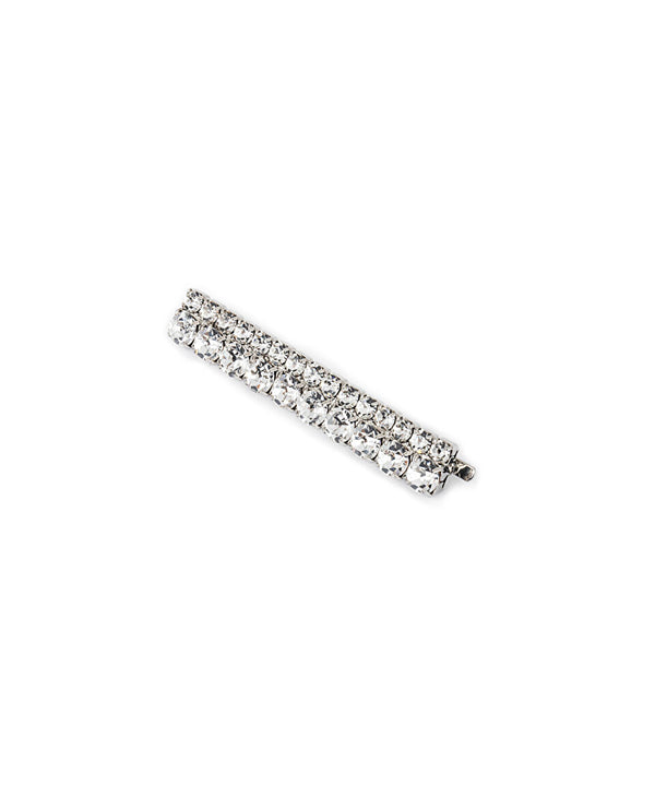 Machka Shiny Stone Hair Accessory Silver