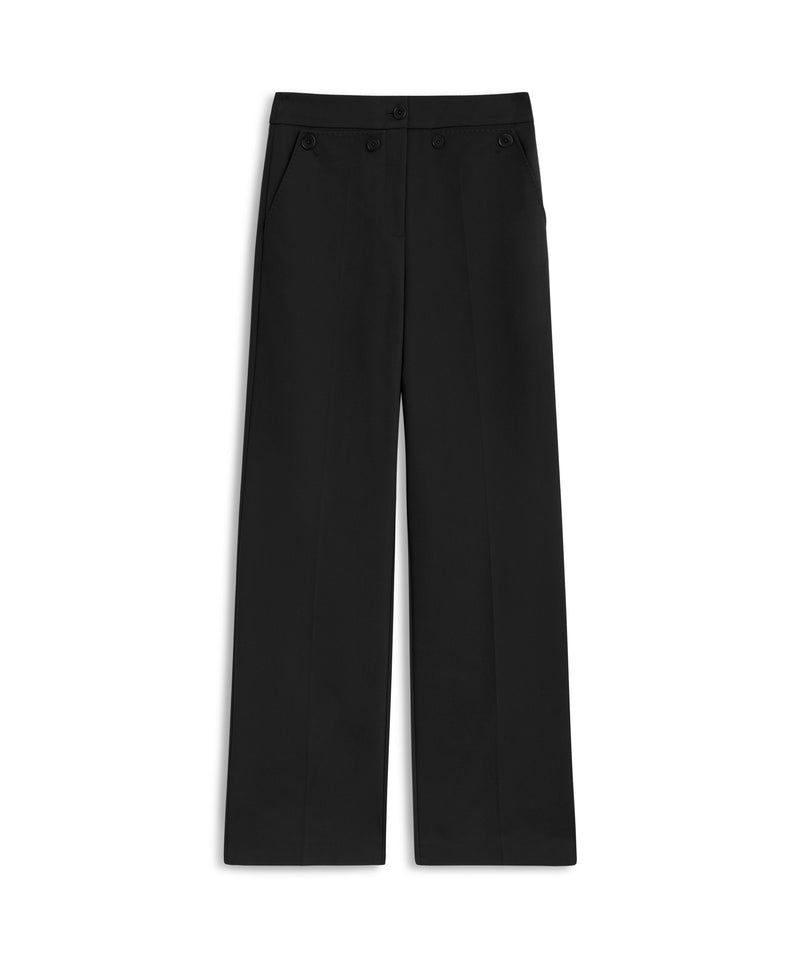 Machka Trousers With Button Accessories Black