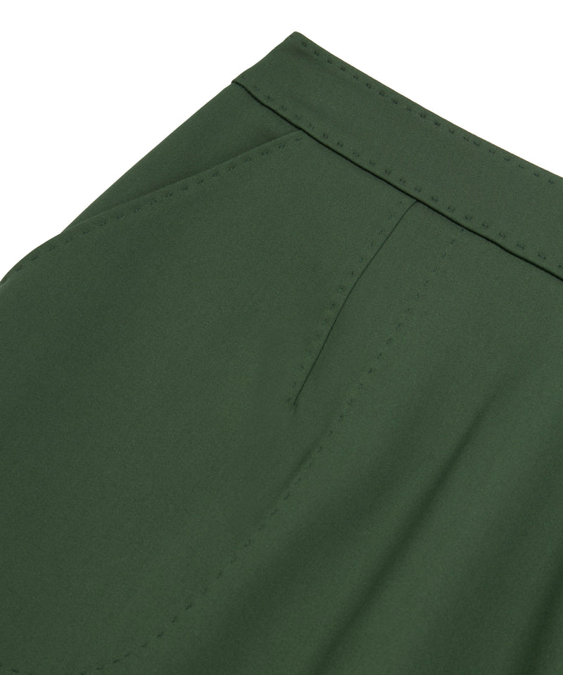 Machka Darted Pencil Skirt Green