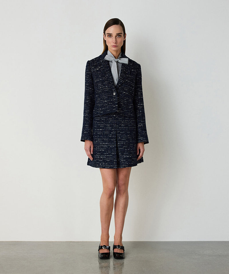 Machka Tweed Jacket Indigo