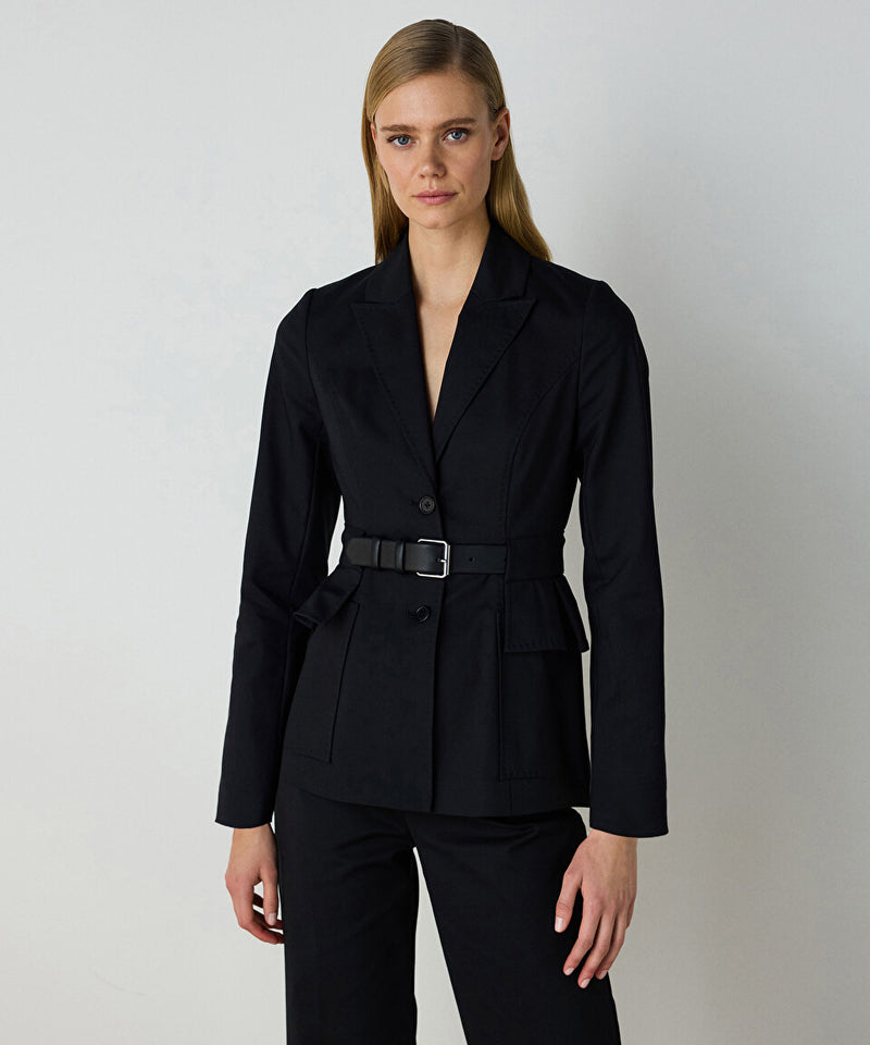 Machka Belted Blazer Black