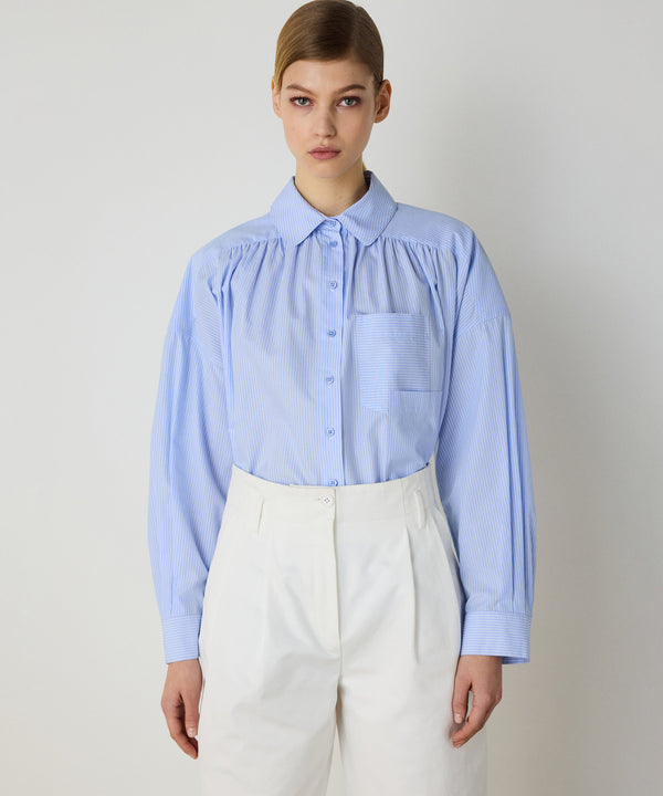 Machka Oversized Shirt Blue