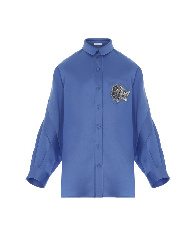 Machka Pocket-Embellished Shirt Lilac