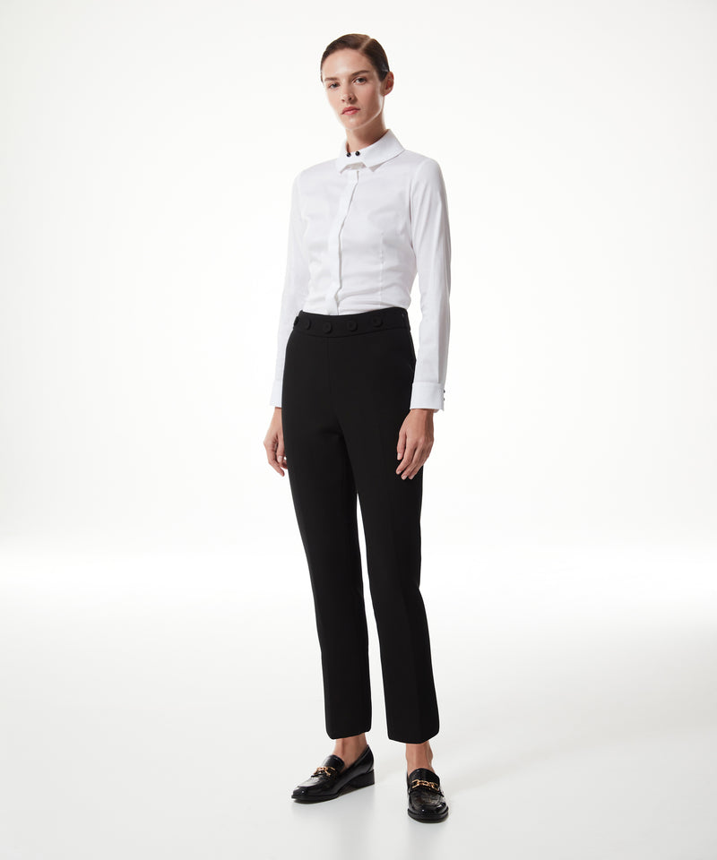 Machka Button Accessory Trousers Black