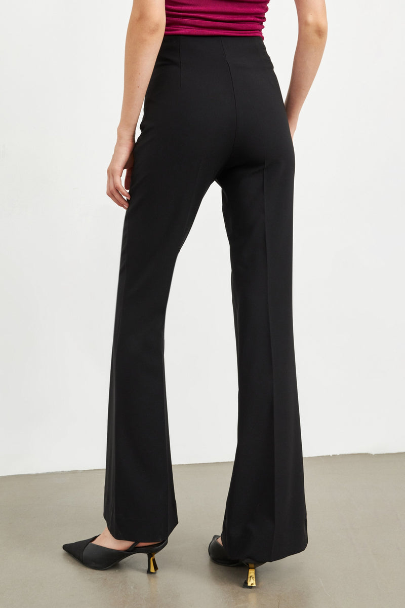 Setre Wide-Leg Trousers Black