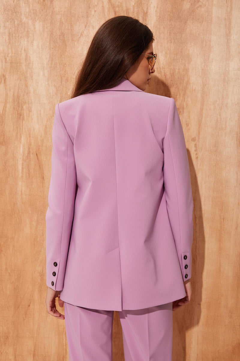 Setre Single-Breasted Jacket Dusty Rose