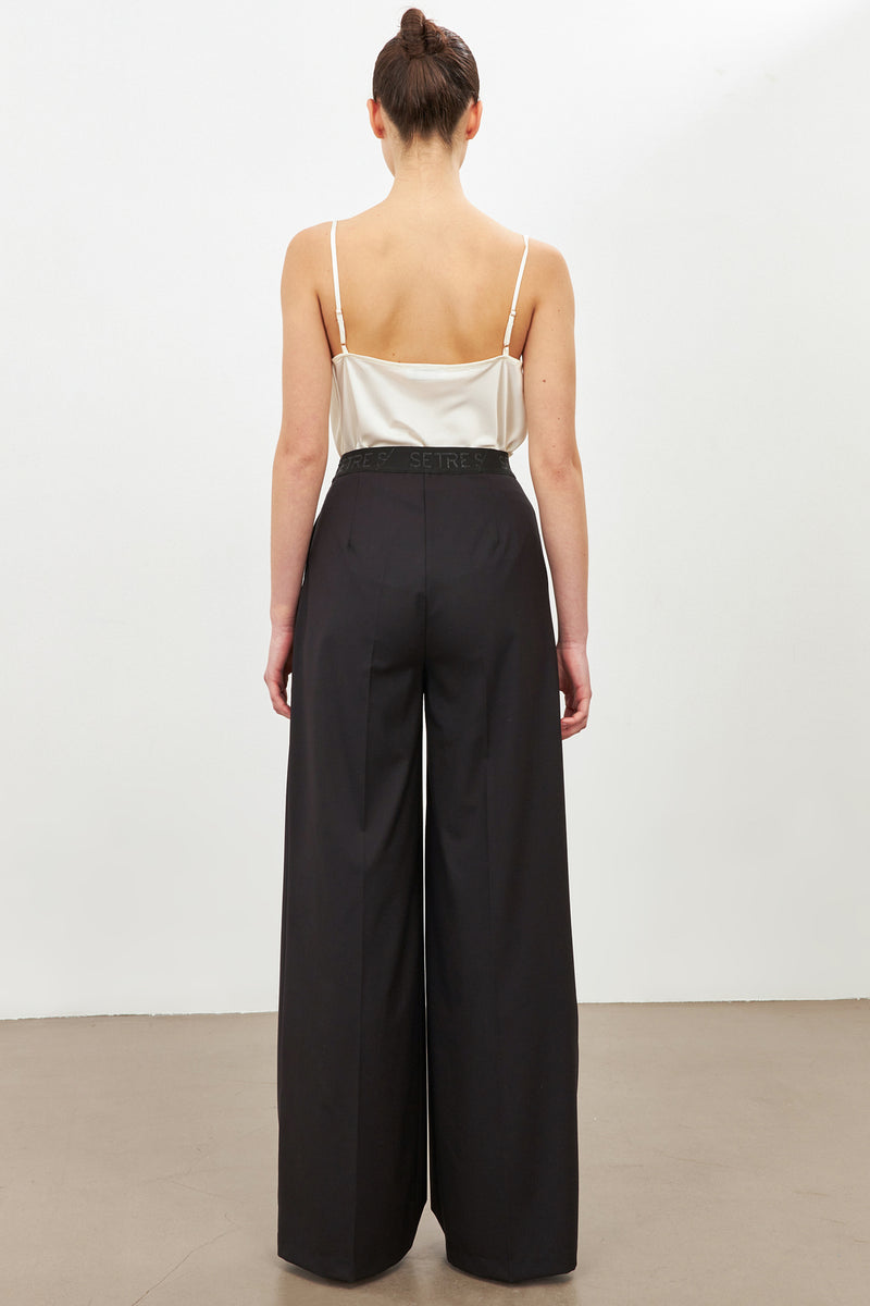 Setre Wide Cut Trousers Black