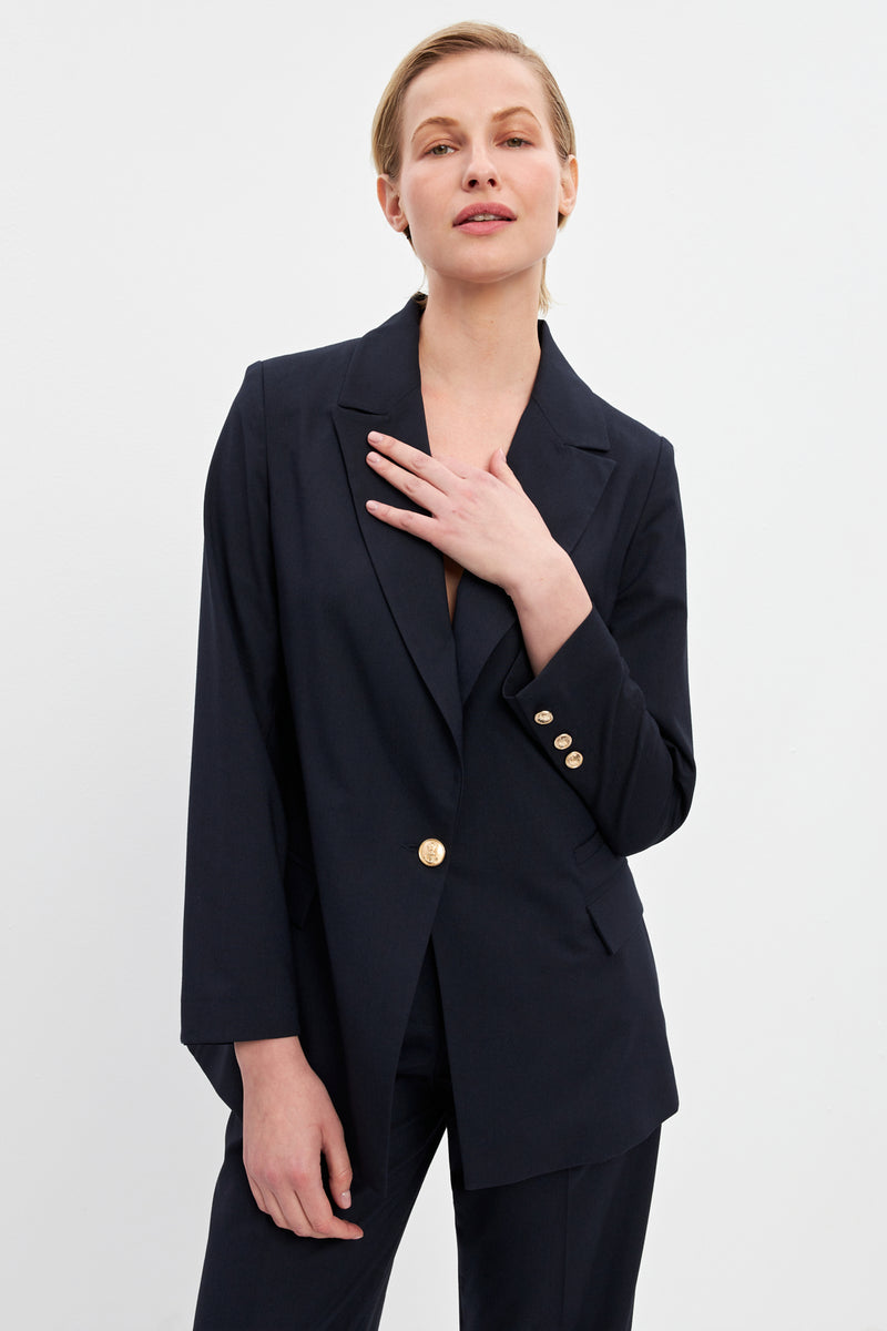 Setre Single Button Jacket Navy