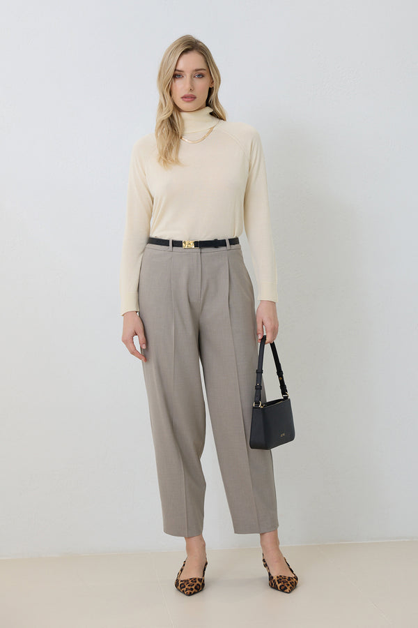 Setre Waist And Pleat Detailed Trousers Mink