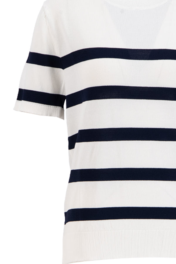 Setre Striped Pattern Knitwear Navy-White