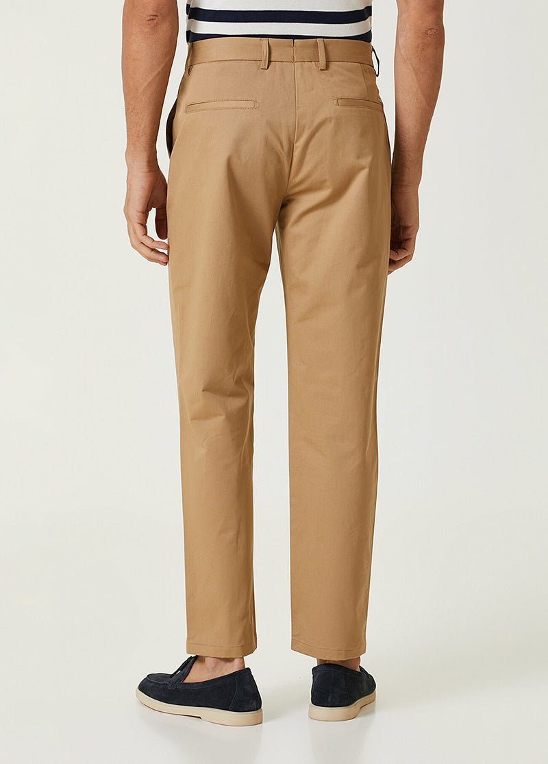 Beymen Club Men Straight Fit Trousers Camel