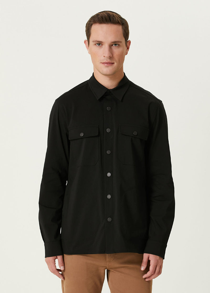 Beymen Club Men Pocket Detailed Outer Shirt Black