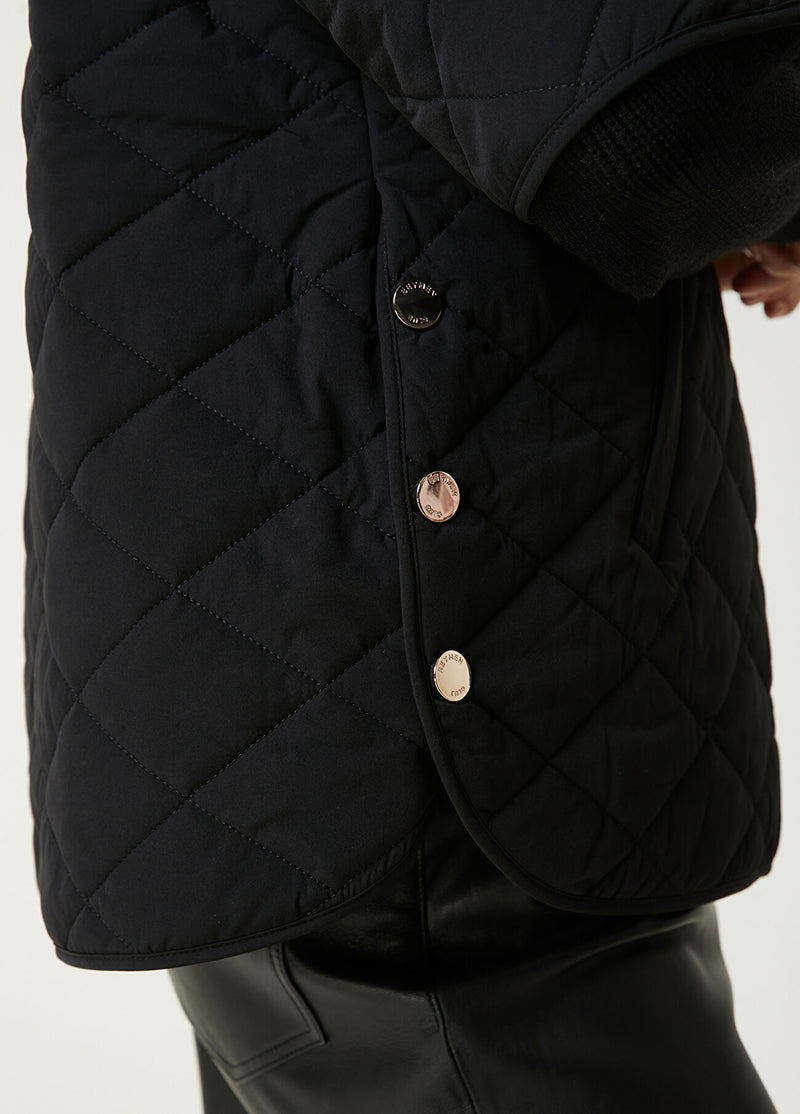 Beymen Club Hooded Quilted Coat Black