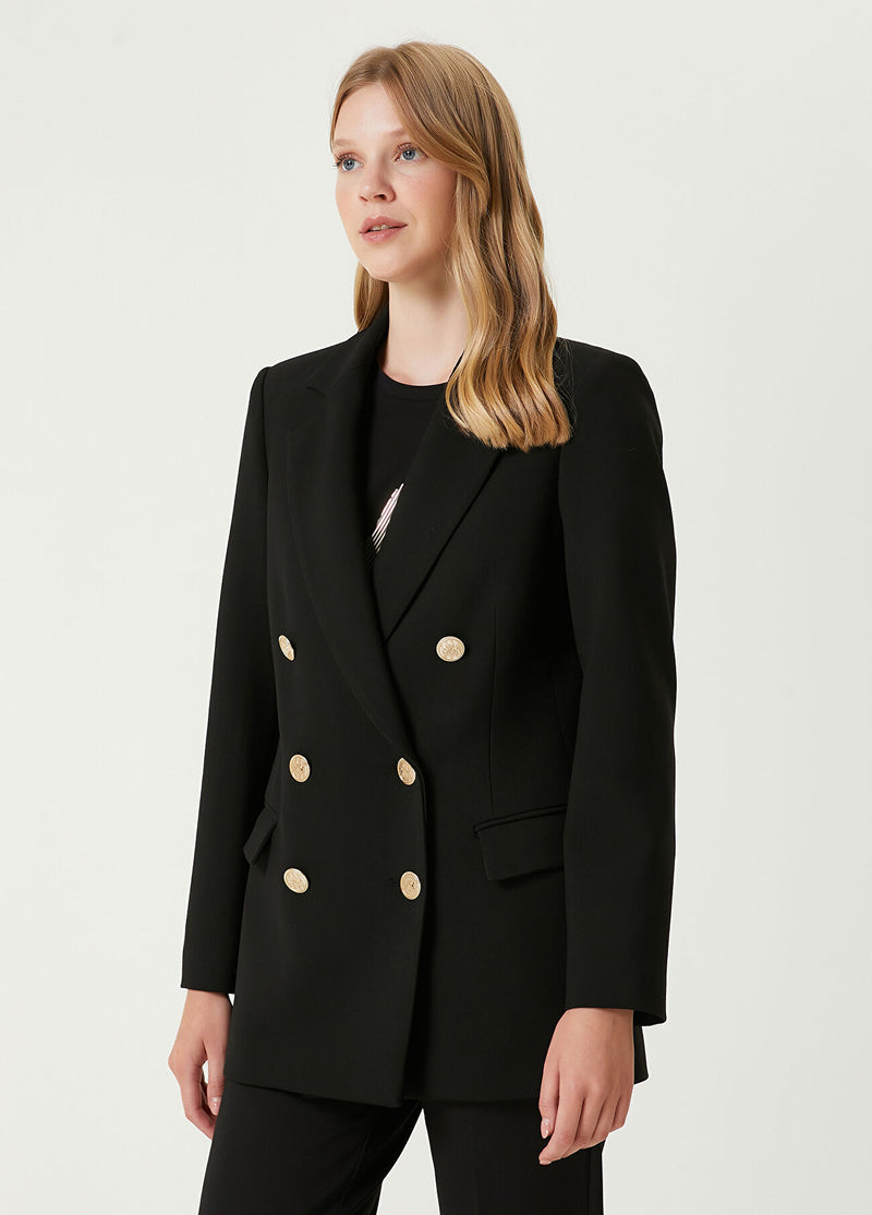 Beymen Club Double-Breasted Blazer Black