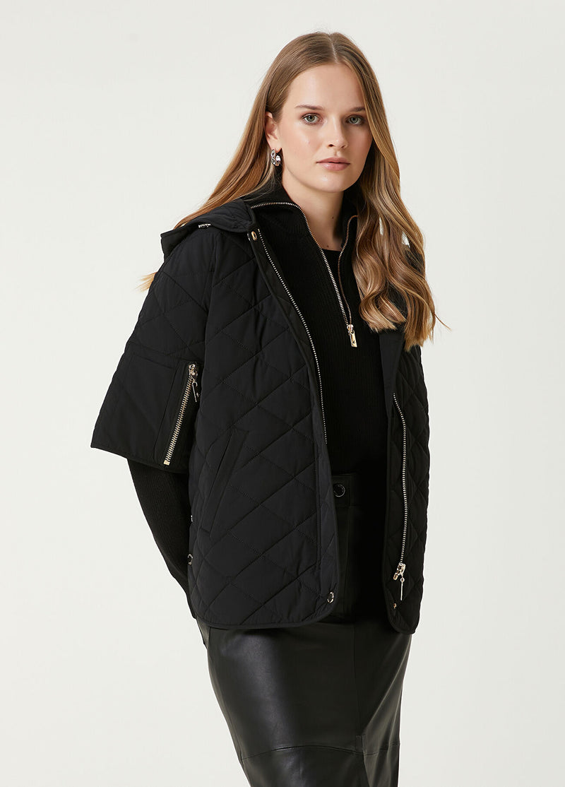 Beymen Club Hooded Quilted Coat Black