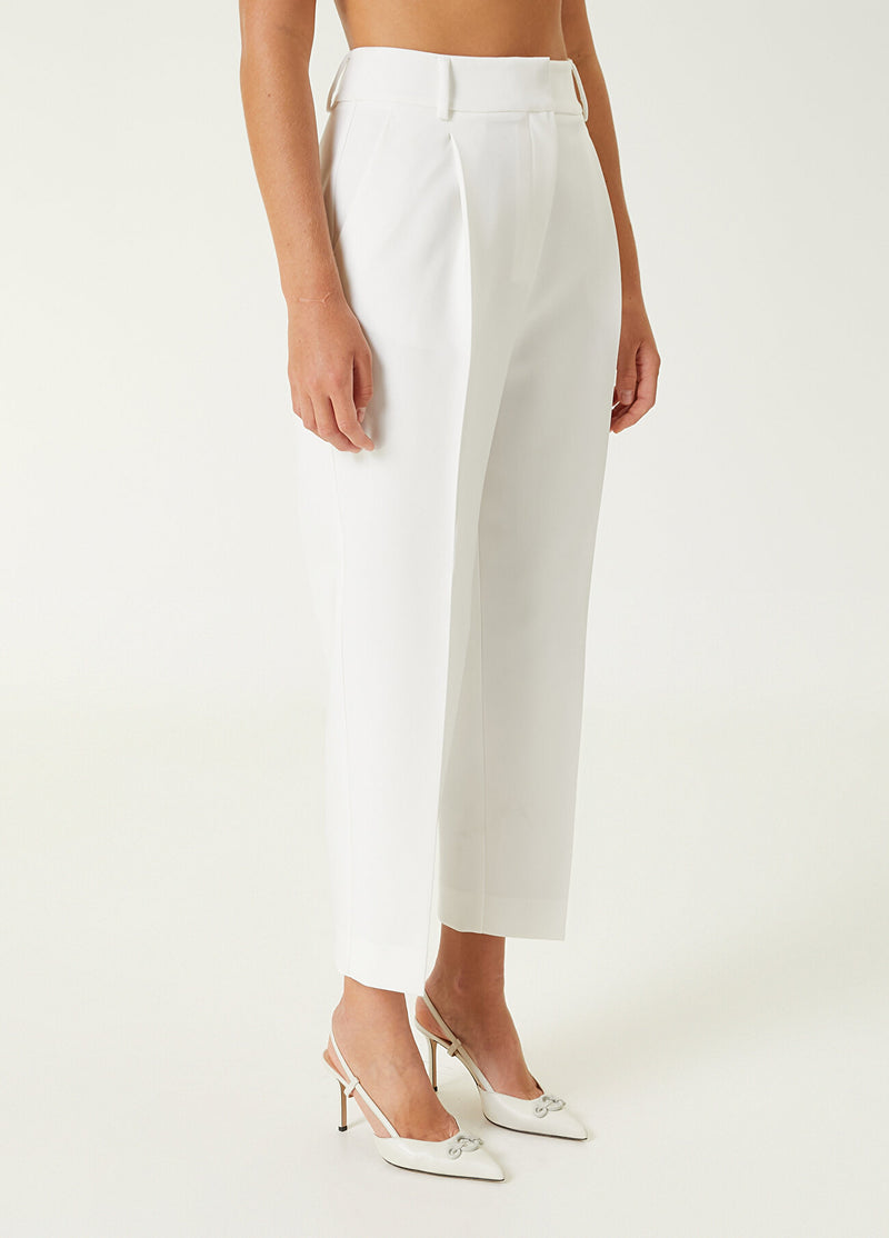 Beymen Club Pleated Formal Trousers Off White