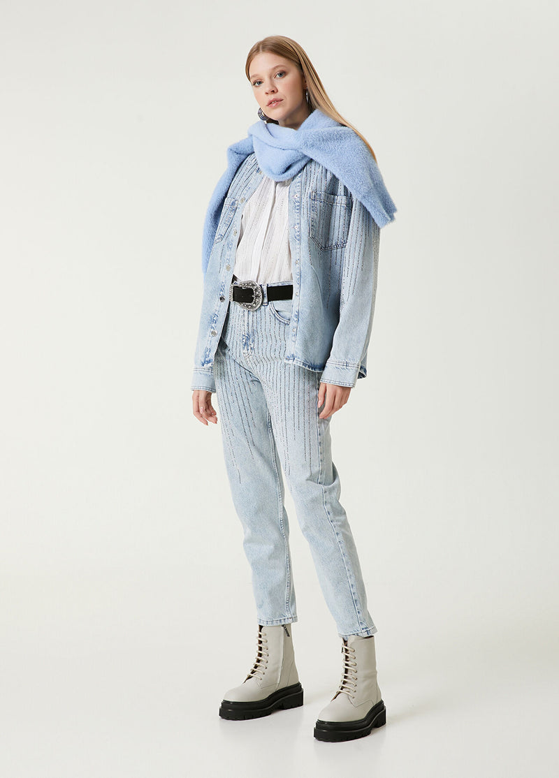 Beymen Club Hotfix Oversize Shirt Off White