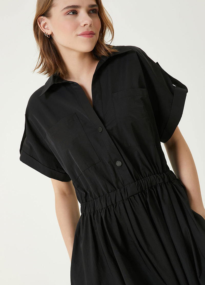 Beymen Club Maxi Shirt Dress Black