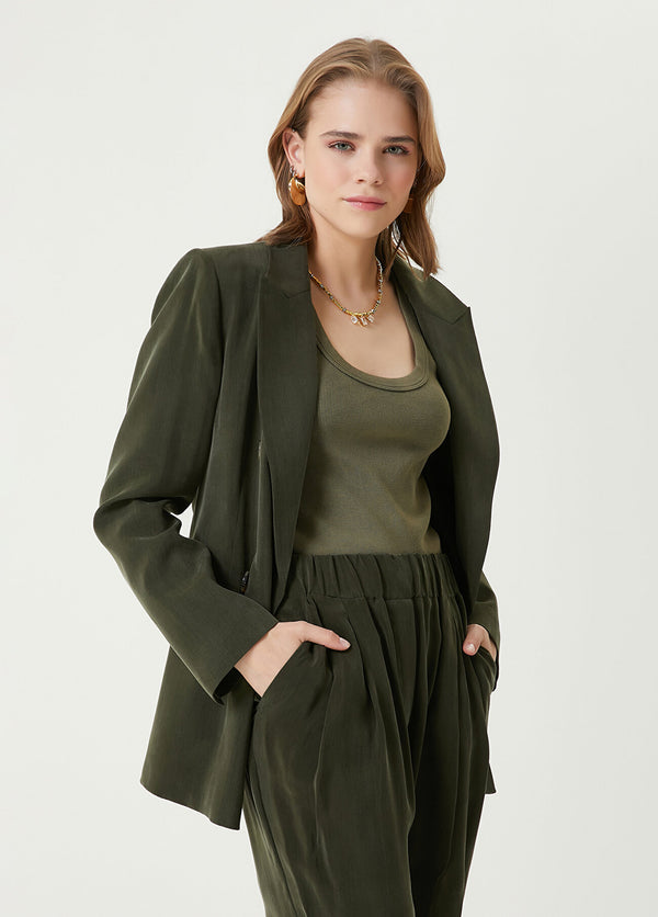 Beymen Club Double-Breasted Blazer Khaki