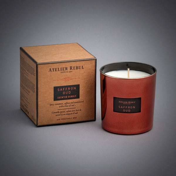 ATELIER REBUL SAFFRON OUD SCENTED CANDLE 210GR