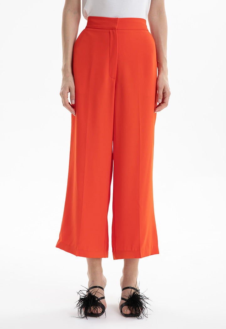 Choice Solid Palazzo Trouser Orange