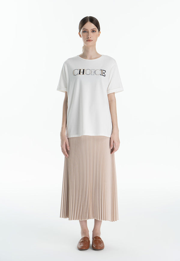 Choice "CHOICE"  Text T-Shirt Offwhite